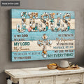 Jesus Is My God Seashell Wall Art