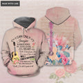 Floral Guitar Surrounded By The Glory Hoodie