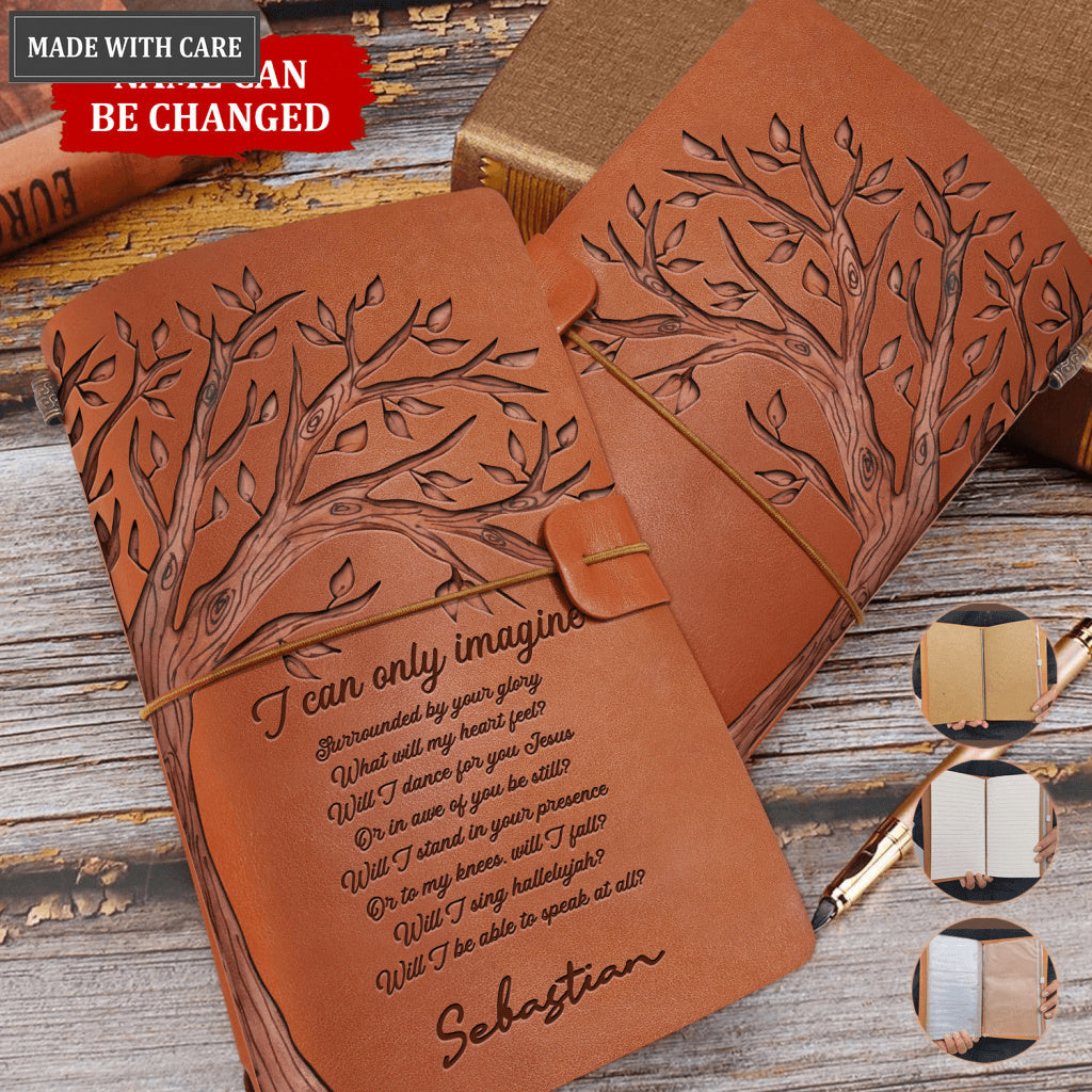 Surrounded By The Glory Personalized Vintage Journal