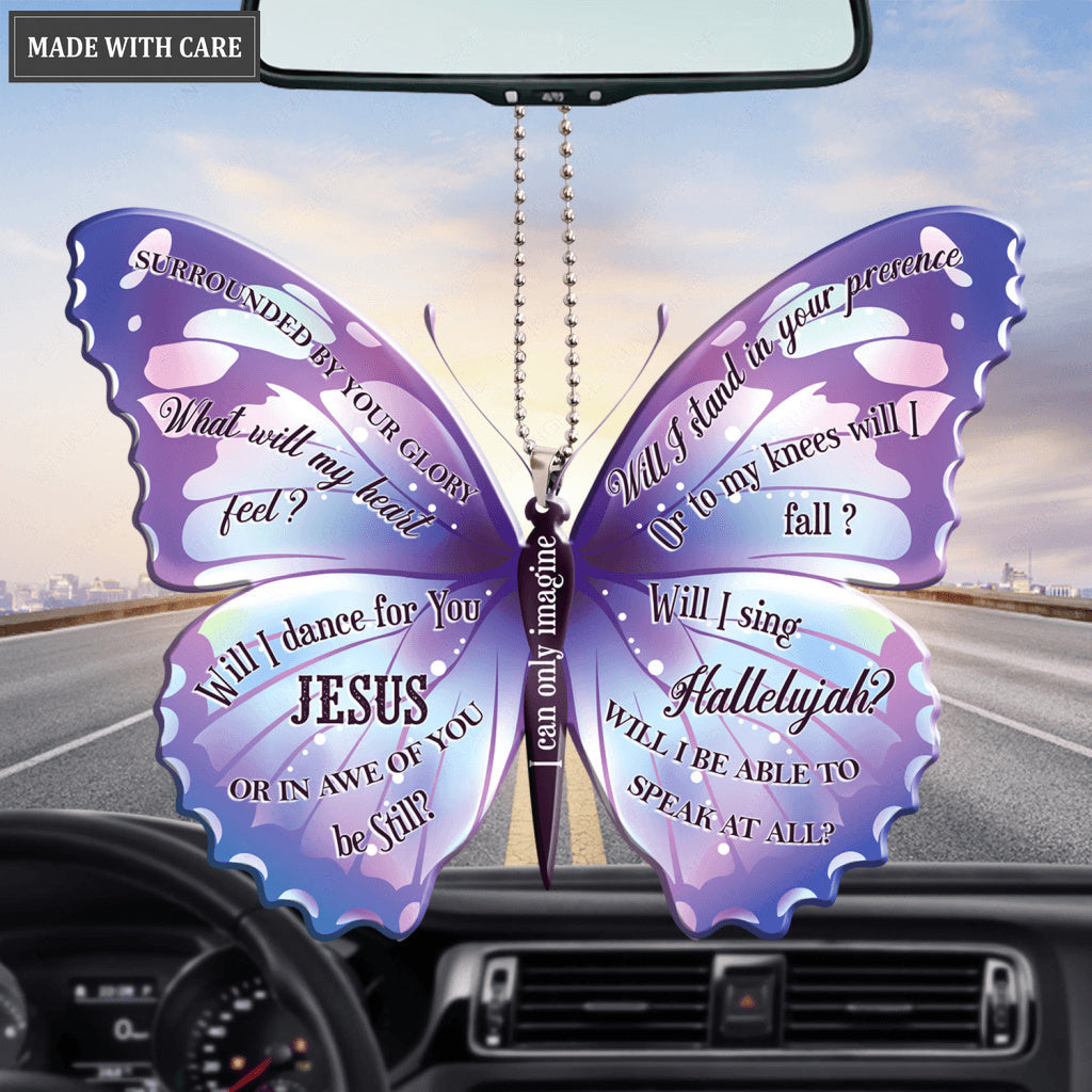 Purple Butterfly By Glory Ornament