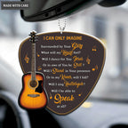 Guitar Pick Surrounded By The Glory Ornament