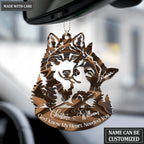 Loving Wolves God Knew My Heart Personalized Ornament