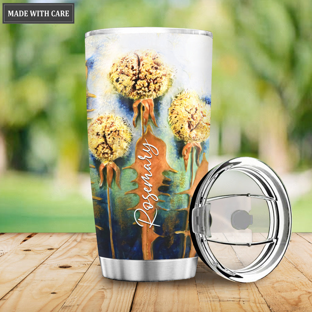 Dandelions Surrounded By The Glory Personalized Tumbler