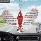 Surrounded By The Glory Cardinal Ornament