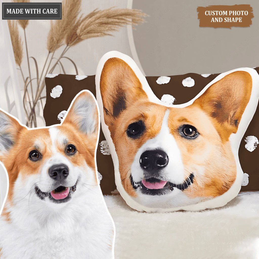 3D Custom Shaped Pet Pillow Pet Memorial Gift - Personalized Pillow