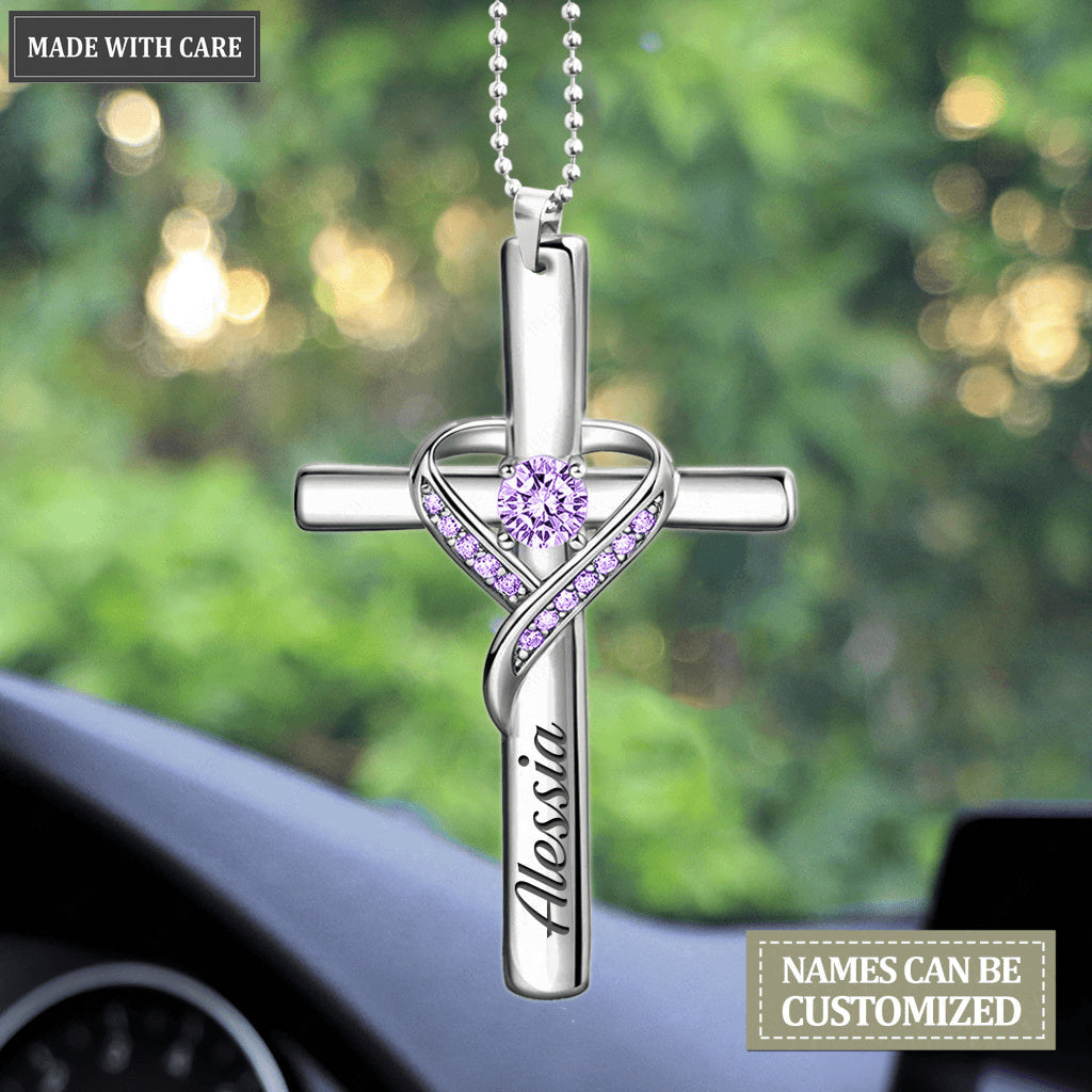 Personalized Jewelry Cross Ornament