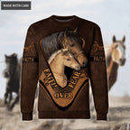 Faith Over Fear Horse Zipper Hoodie