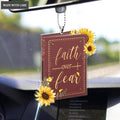 Bible Book Faith Over Fear Ornament
