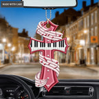 Piano Cross Ornament