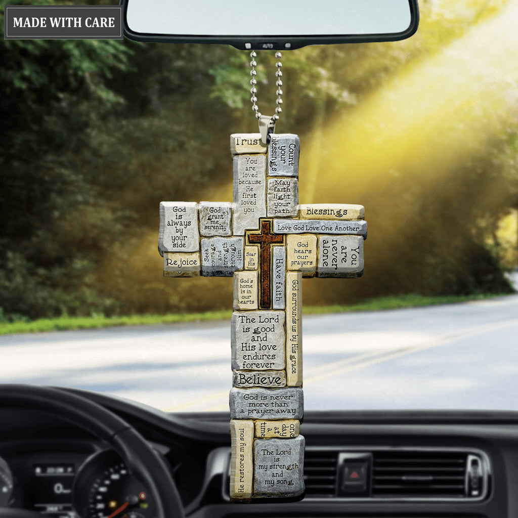 Prayers Cross Ornament