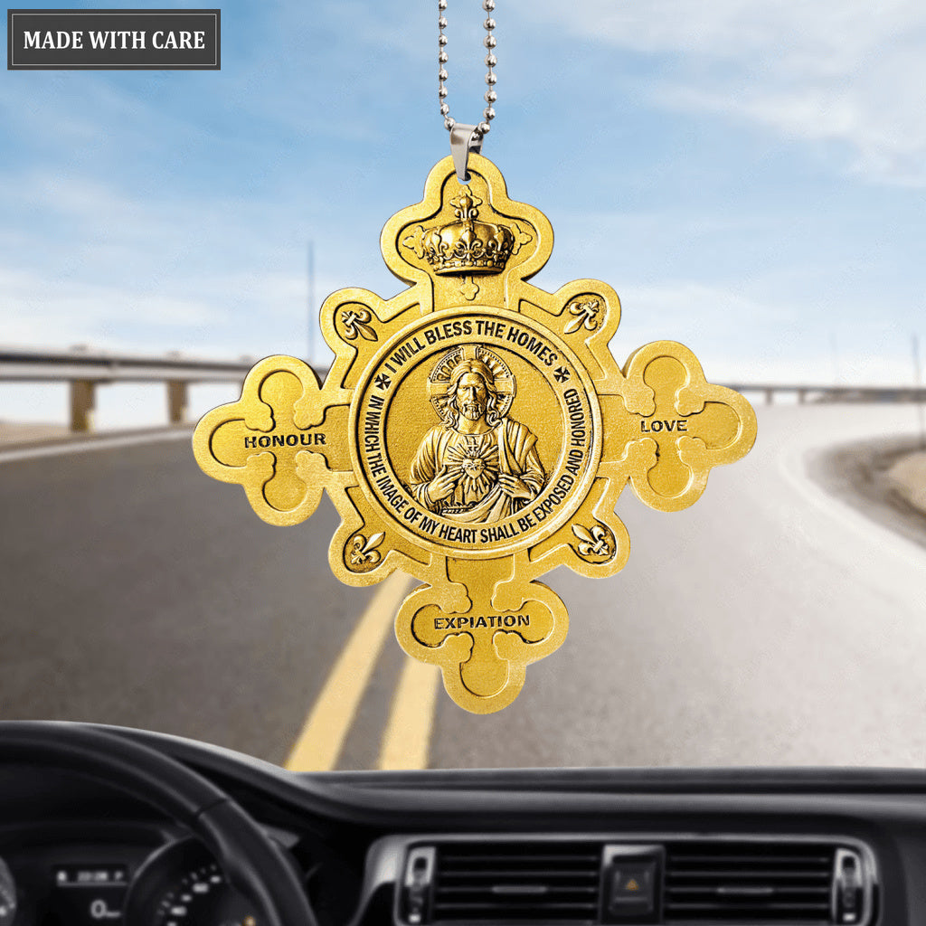 Sacred Heart Devotion Ornament