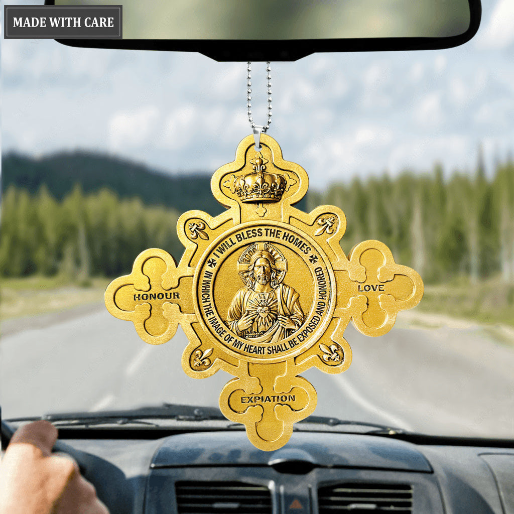 Sacred Heart Devotion Ornament