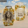 Jesus Christ Sunflower Trust In God Hoodie