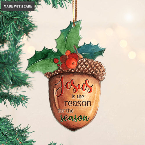 Acorn Surrounded By Glory Ornament