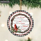 Christmas Wreath Cardinal By Glory Ornament