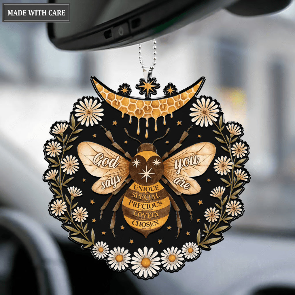 Honey Bee God Says You Are Ornament