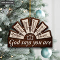 Windmill Cross God Says You Are Ornament