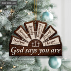 Windmill Cross God Says You Are Ornament
