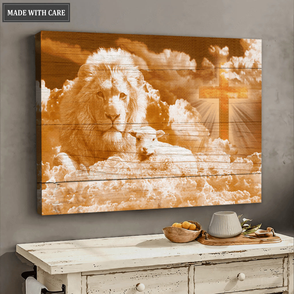 Lion And Lamb Wall Art