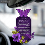 Purple Butterfly Surrounded By The Glory Ornament