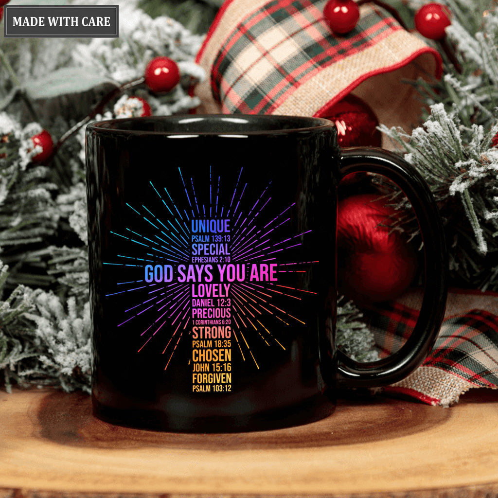 Rainbow Light Cross God Says You Are Possible