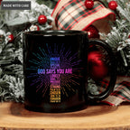 Rainbow Light Cross God Says You Are Possible