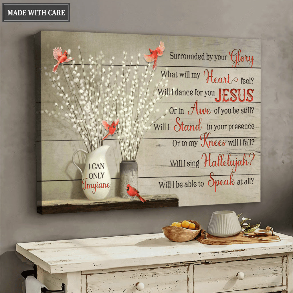 Beautiful Willow Flower Surrounded By The Glory Wall Art