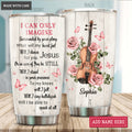 Violin Surrounded By Glory Personalized Tumbler