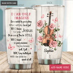 Violin Surrounded By Glory Personalized Tumbler