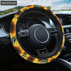Sunny Sunflower Steering Wheel Cover Car Accessories