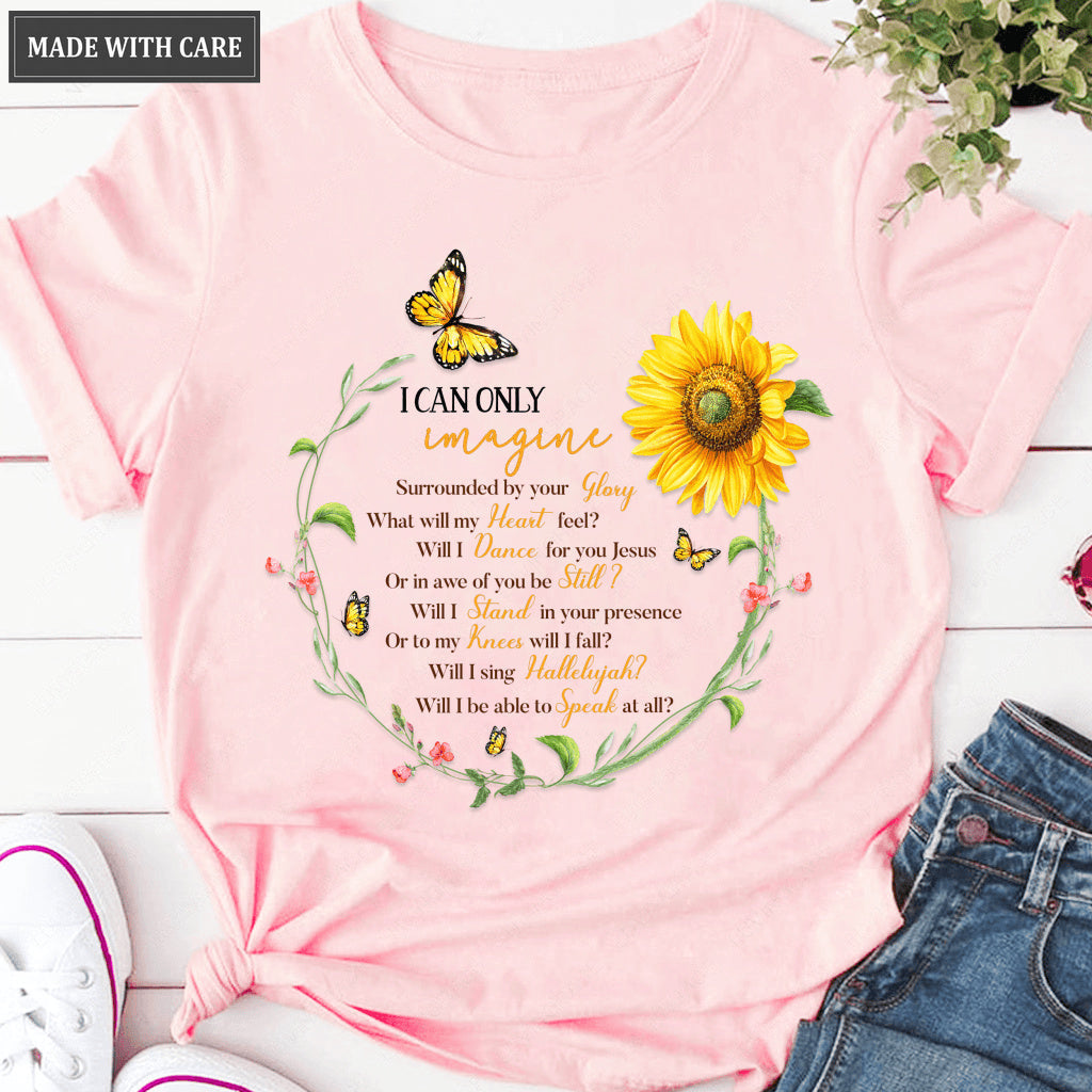 Butterfly And Sunflower By Glory T-Shirt