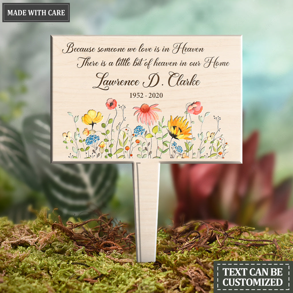 A Little Bit Of Heaven In Our Home Plaque Stake