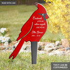 Personalized Cardinals Appear Plaque Stake