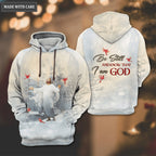 Cardinal Jesus Christ Be Still And Know That I Am God Hoodie