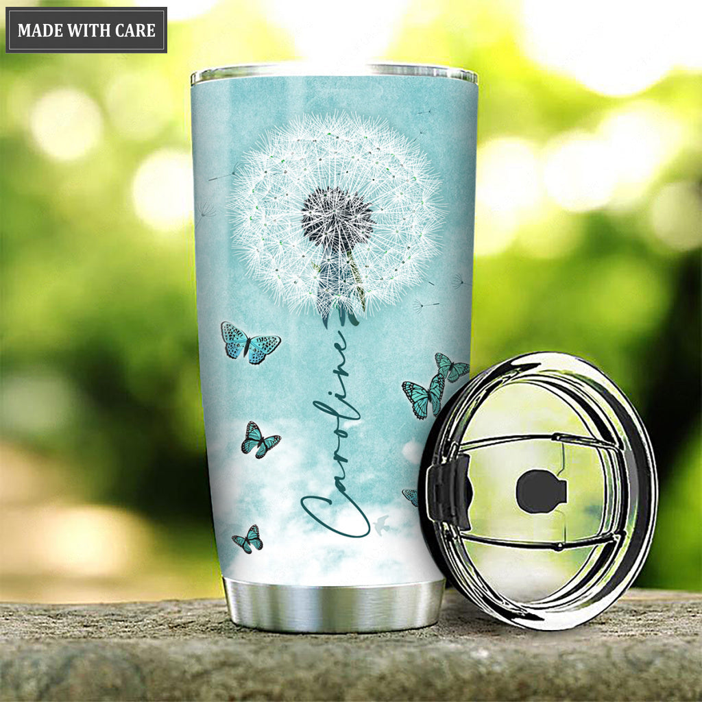 Beautiful Dandelion Surrounded By Your Glory Personalized Tumbler