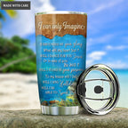 Sea Turtles Under The Sea Will I Stand In Your Presence Personalized Tumbler
