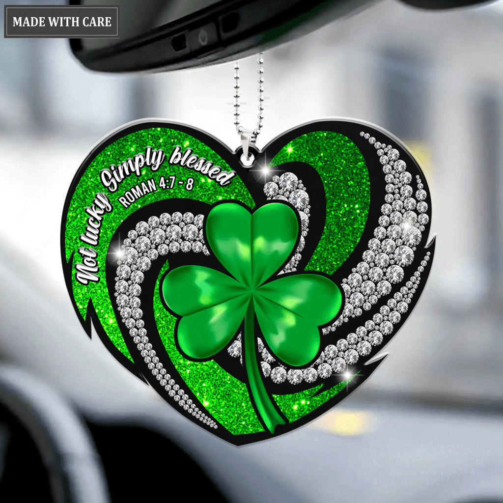Not Lucky Simply Blessed Ornament