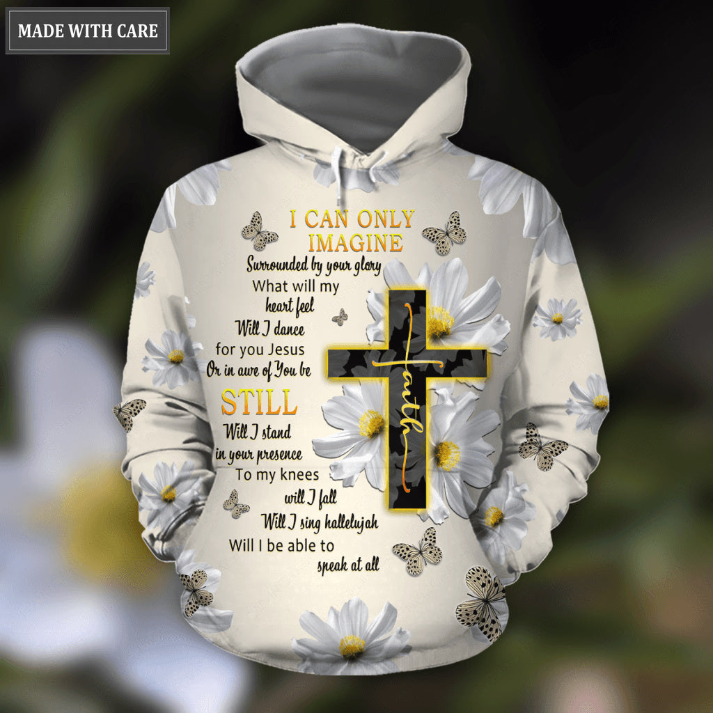 Daisy And Butterfly Surrounded By The Glory Hoodie