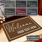 Personalized Welcome Doormat