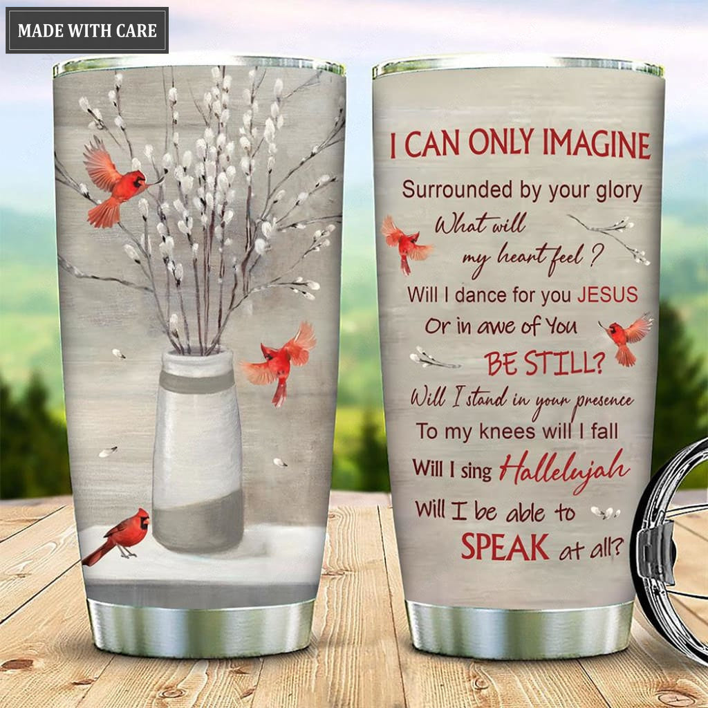 Red Bird Serving God Tumbler
