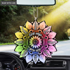 Colorful Sunflower You Are Chosen Ornament