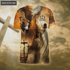 Faith Jesus Lion Cross As Strong As I Am Hoodie