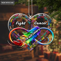 Printfamily M129 Fight Cancer In All Colors Ornament