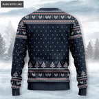 Christian God Wool Knitted Pattern Ugly Sweater