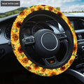 Beautiful Sunflower Steering Wheel Cover Car Accessories