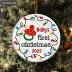 Christmas Light And Niple Baby's First Christmas Ornament