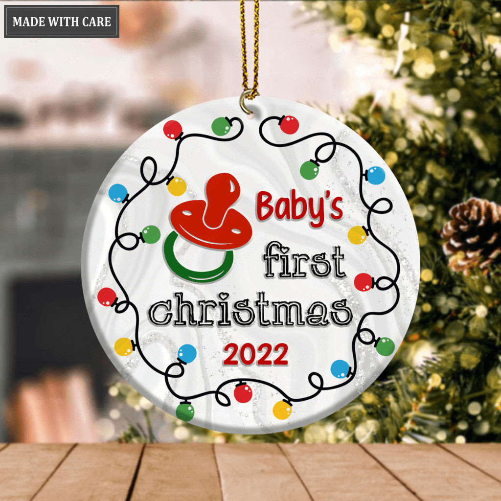 Christmas Light And Niple Baby's First Christmas Ornament