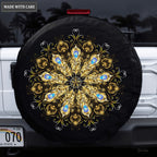 Peacock Black Moon Tire Cover Car Accessories