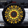 Sunflower Mandala Fusion Tire Cover Car Accessories