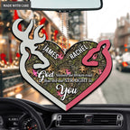Country Love God Blessed Personalized Ornament